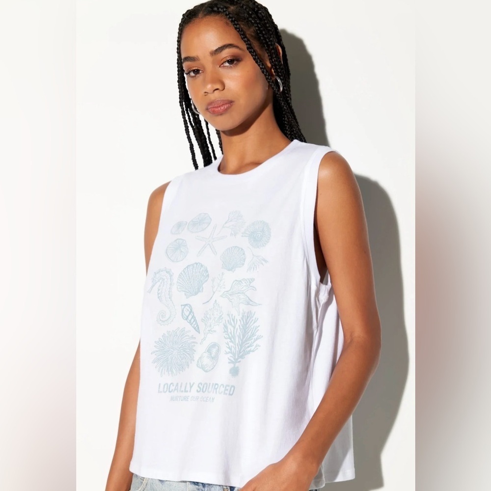 Spiritual Gangster Cotton Ocean Muscle Tank Size XS NWT